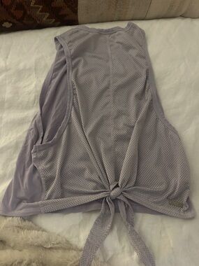 Alala Lavender Tie-Back Athletic Tank